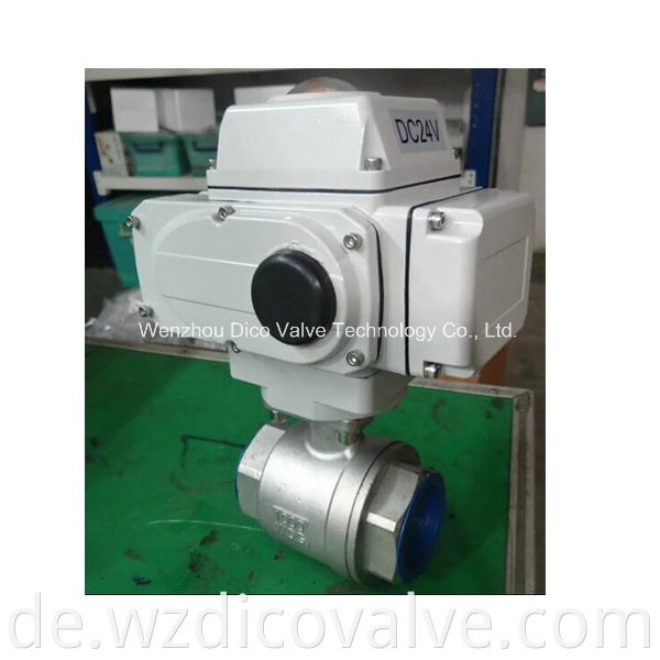 Wenzhou China Edelstahl Pneumatic/Electric Actuator Control Industrial 2 Pc Ball Ventil